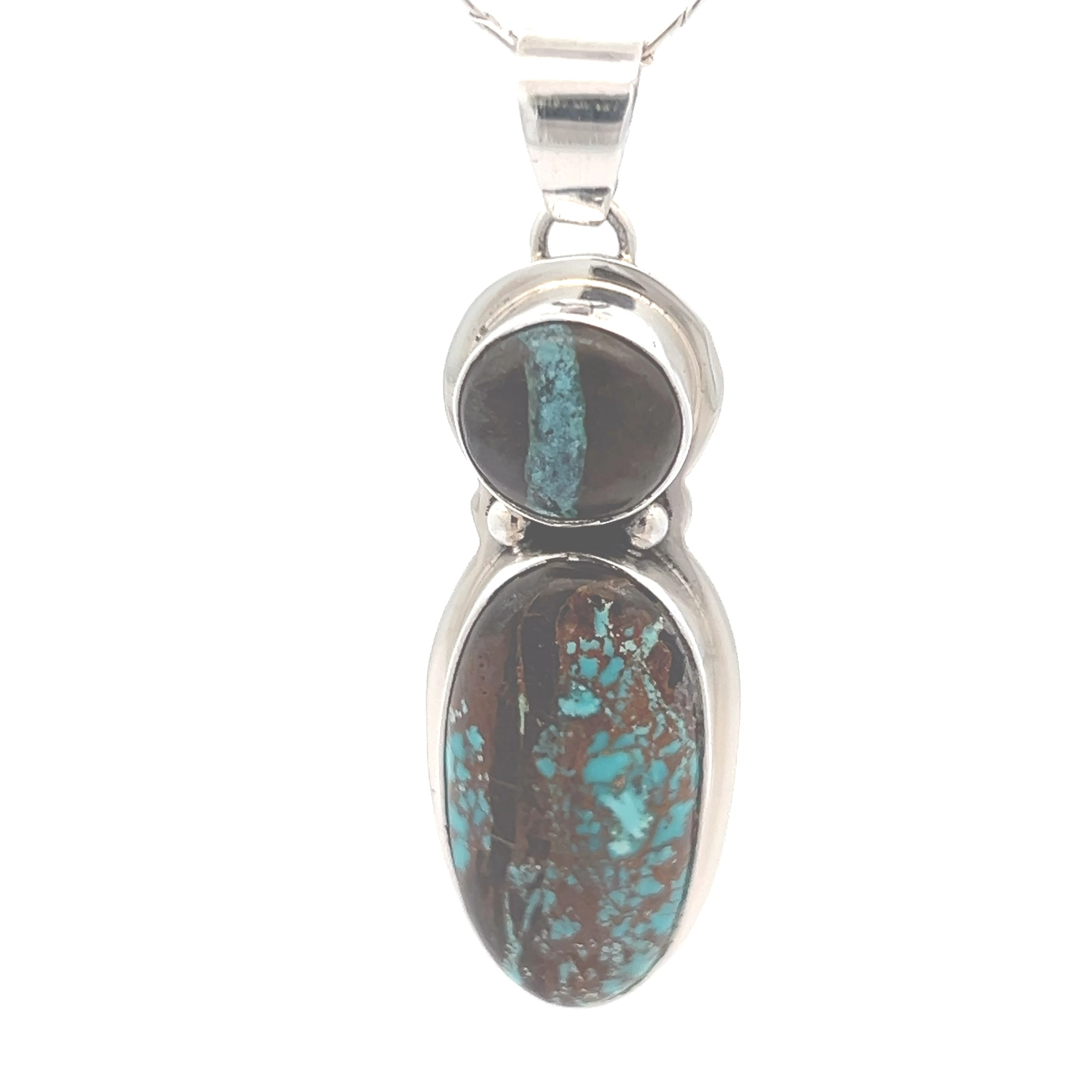 Genuine Boulder Turquoise retailer Pendant