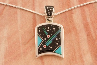 calvin begay night sky pendant