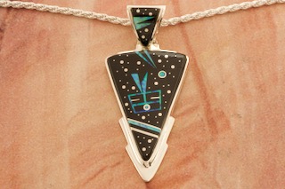 calvin begay night sky necklace