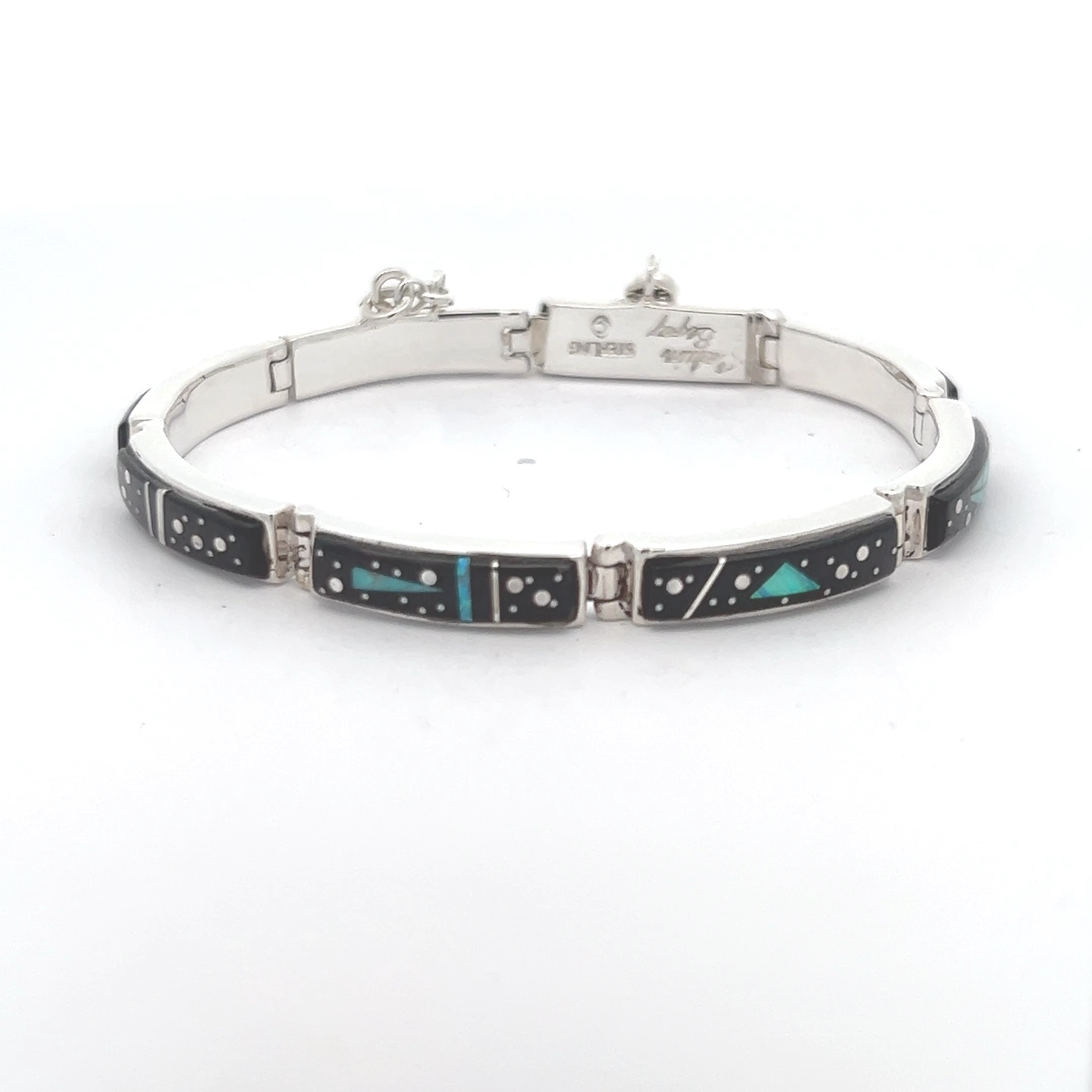 Beautiful Inlay Native cheapest Bracelet Sterling