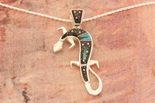 calvin begay night sky pendant