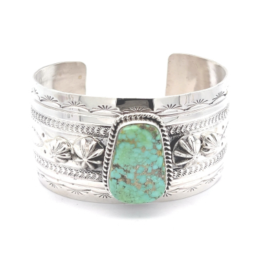 Genuine Sonoran Turquoise Native American Bracelet