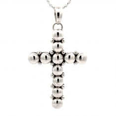 Arite Yellowhorse Sterling Silver Cross Pendant