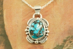 Sleeping Beauty Turquoise Pendant: Treasures of the Southwest