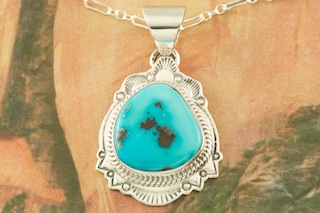 Turquoise Jewelry - Genuine Sleeping Beauty Turquoise Sterling Silver ...