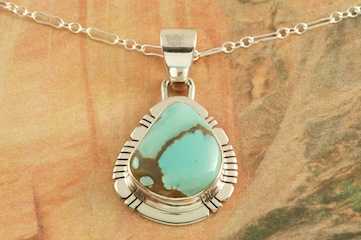 Sierra Nevada Turquoise Pendant: Treasures of the Southwest