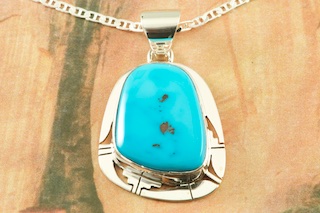 Native American Jewelry featuring Genuine Sleeping Beauty Turquoise ...