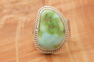 Genuine Sonoran Turquoise Sterling Silver Ring